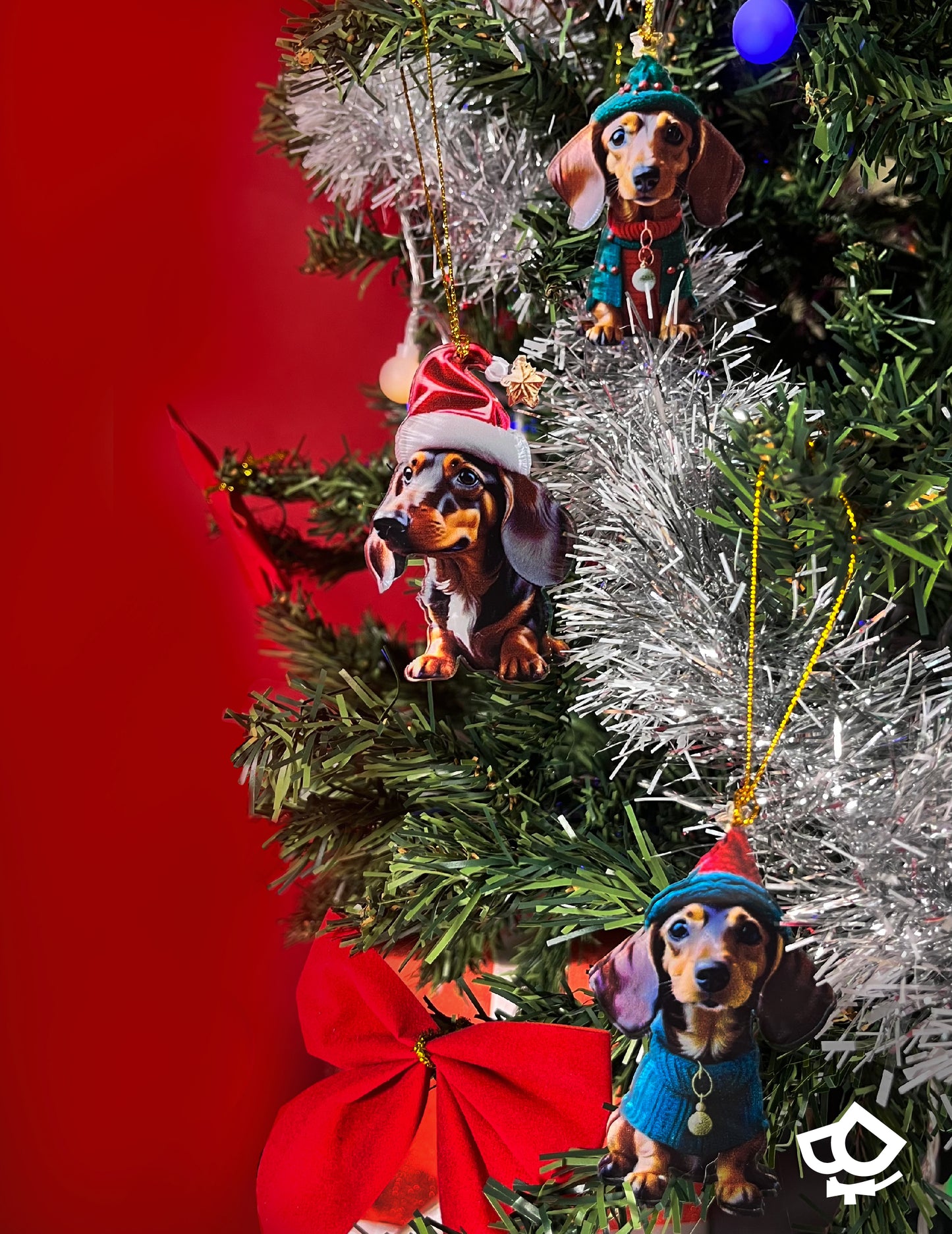 Dachshund Xmas Ornament