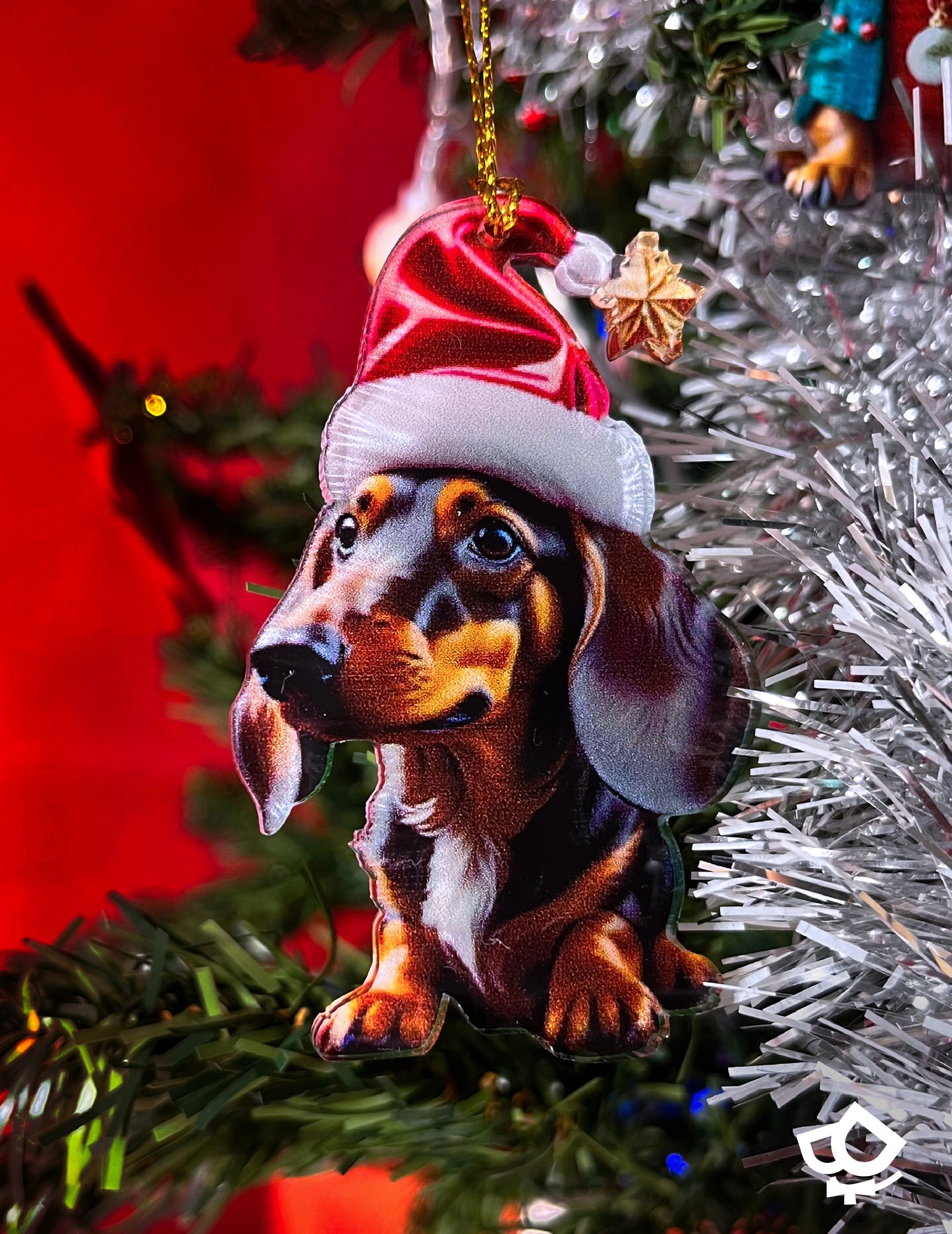 Dachshund Xmas Ornament