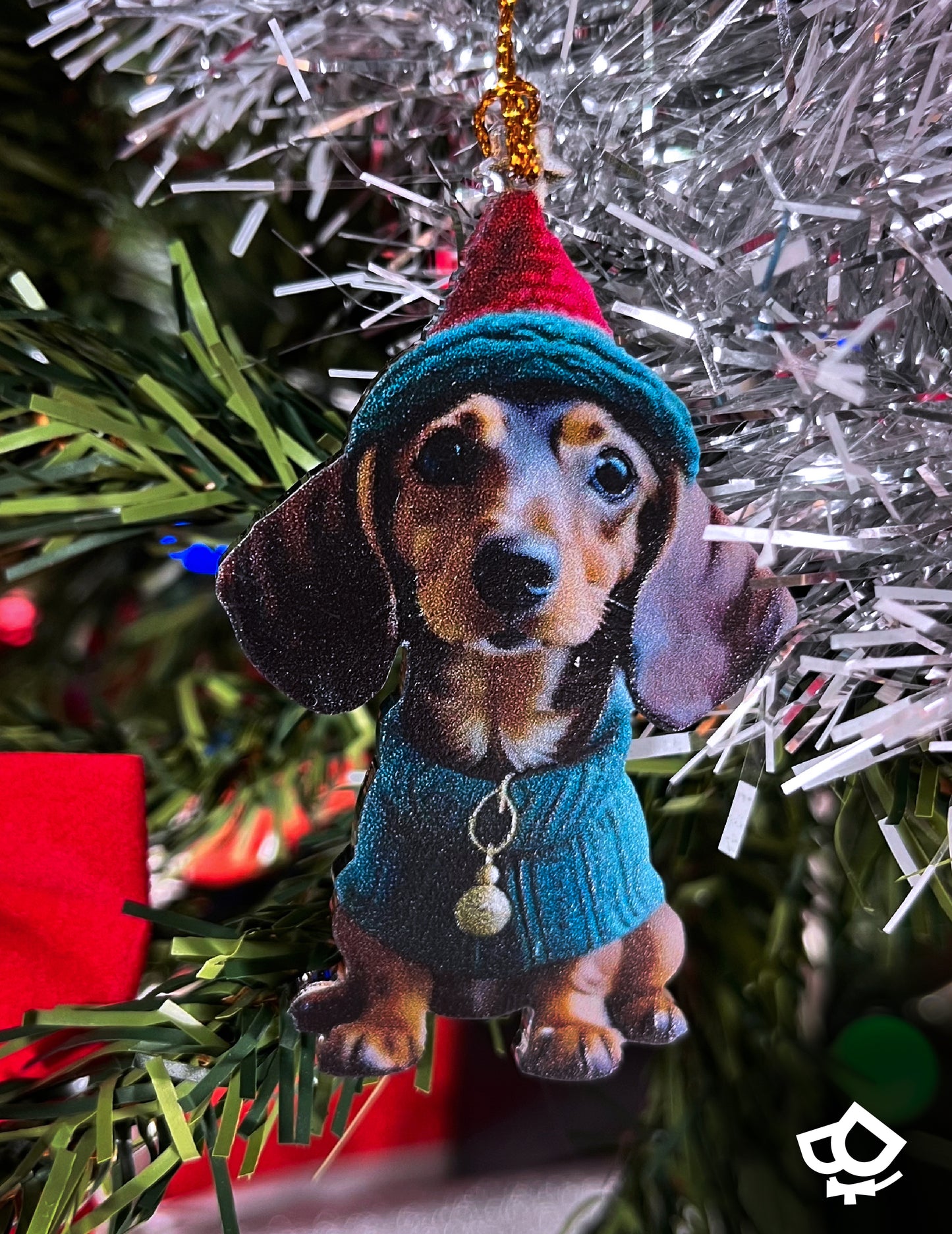 Dachshund Xmas Ornament