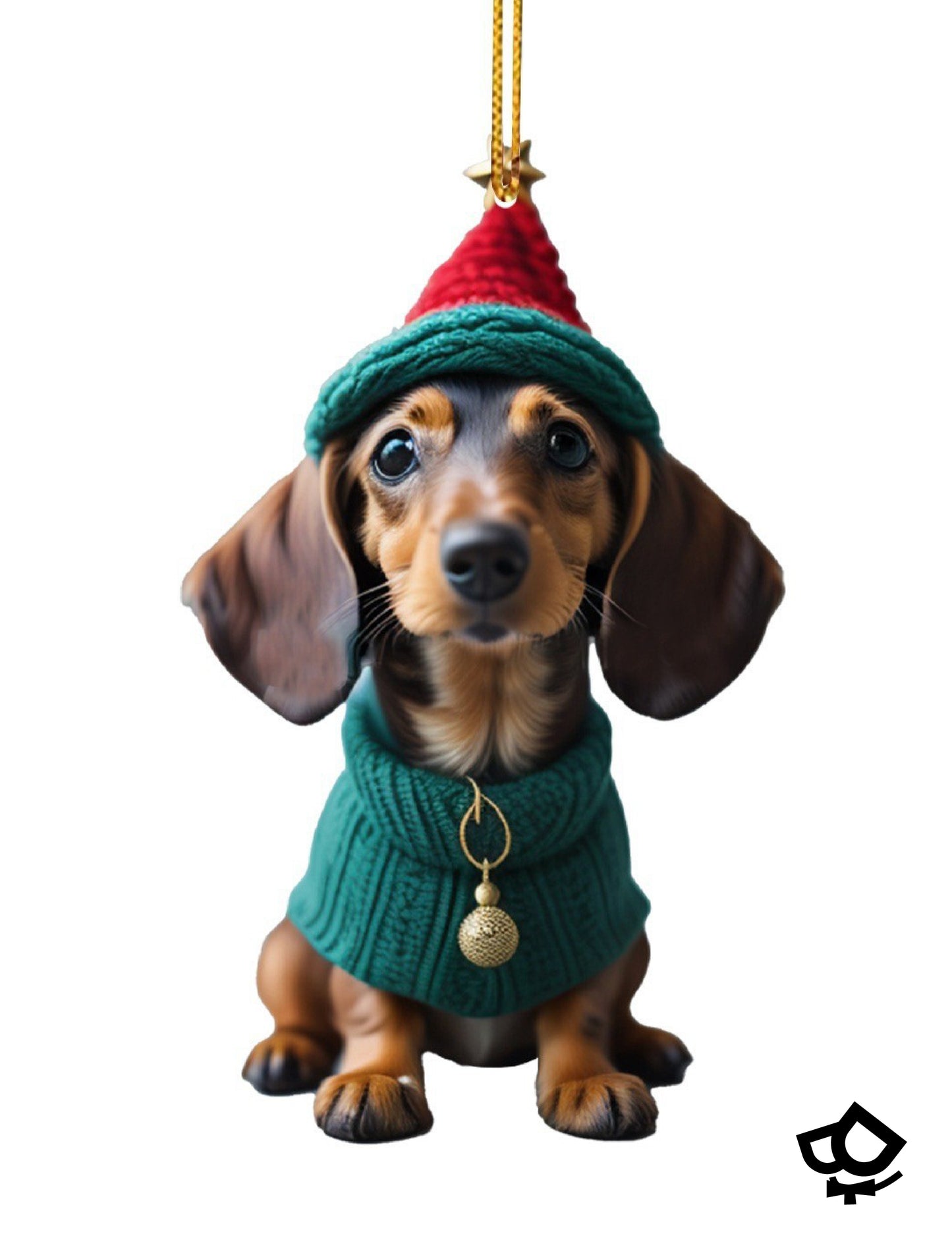 Dachshund Xmas Ornament